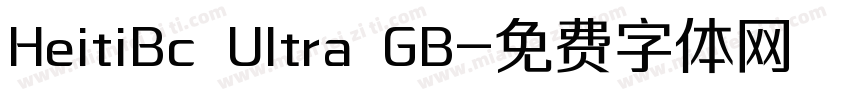 HeitiBc Ultra GB字体转换